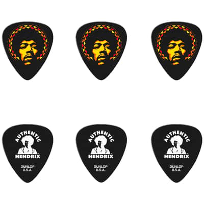 JHPT16H Jimi Hendrix Aura Mandala Boîte de 6 Dunlop image 1