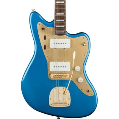 Squier 40th Anniversary Gold Edition Jazzmaster 2022 - Present Lake Placid Blue image 3