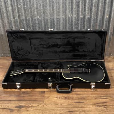 ESP LTD EC-1000 FR Floyd Rose Black Satin EMG Guitar & Case #1888 Used image 2