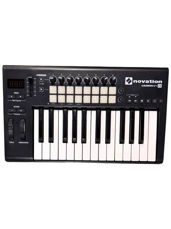 Novation Launchkey 25 MIDI Controller 25-Key Keyboard (Used, Damaged Pitch Wheel) image 1