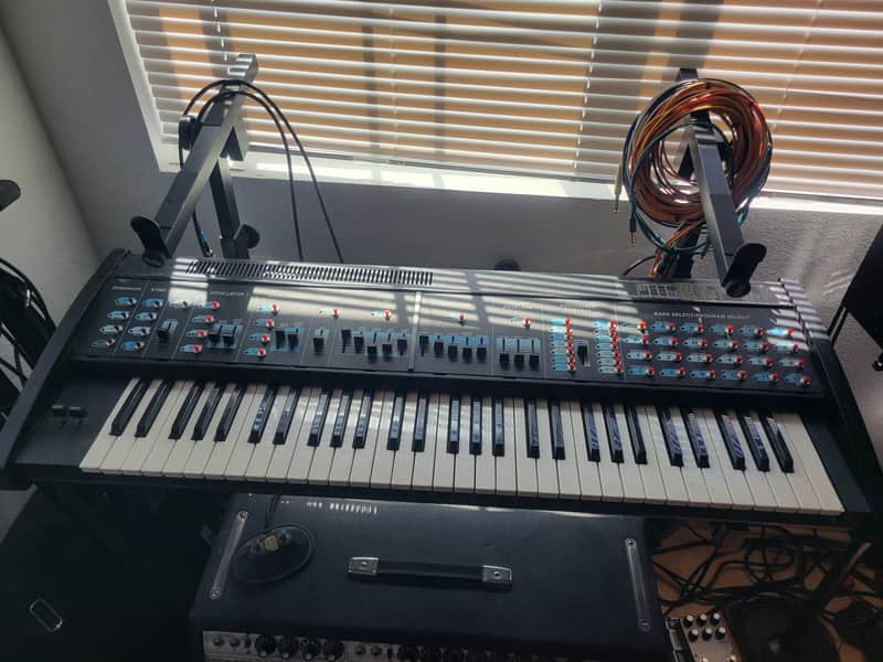 Rhodes Chroma Polaris 64-Key 6-Voice Polyphonic Analog Synthesizer 1984 - Black