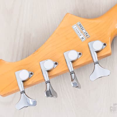 1985 B.C. Rich Warlock Bass NJ Series White Nikki Sixx w/ Active Preamp, Japan image 5