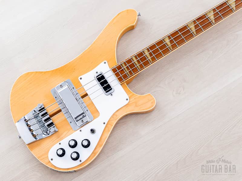 1979 Rickenbacker 4001 Vintage Neck Through Bass Mapleglo, 100% Original w/ Case image 1