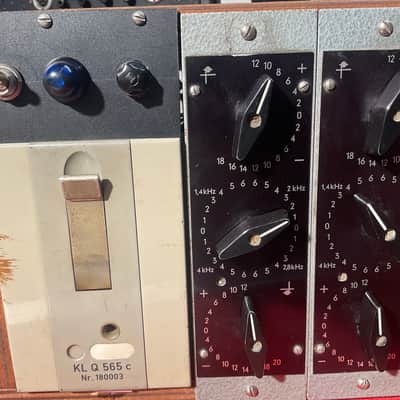Klangfilm RZ 062 B PAIR EQUALIZER W/ PSU VINTAGE PLUG & PLAY image 6
