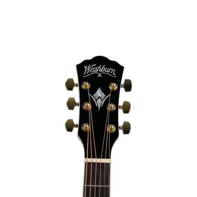 Washburn EA55G-A Festival Series Cutaway Acoustic/Electric Guitar. Koa Burst image 5