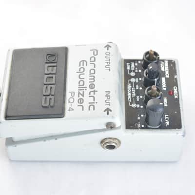 BOSS PQ-4 Parametric Equalizer Silver Label Made in Taiwan 1993 Vintage Guitar Effect Pedal image 7