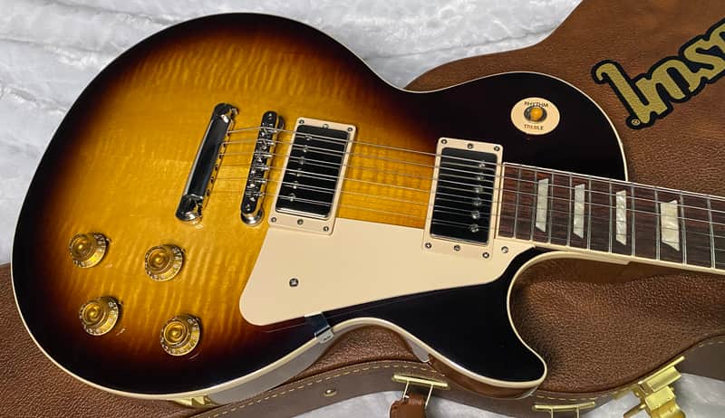 NEW! ! Gibson Les Paul 50's Standard - Tobacco Sunburst - Beautiful Curly / Quilty Flame Maple Top - Authorized Dealer - 9.6 lbs - G07575 image 1