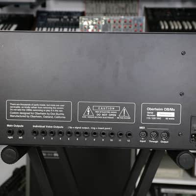 Oberheim OB-Mx Rackmount Analog 2-Voice Synthesizer with manual image 4
