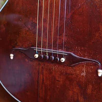 Antique Romantic guitar ca. 1890 image 3