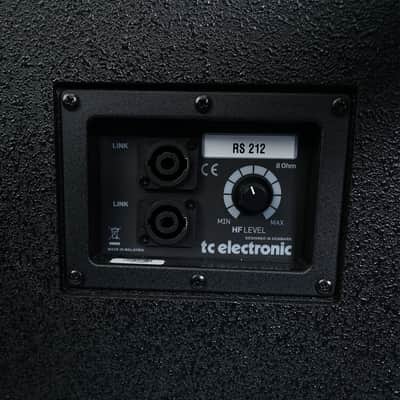 TC Electronic RS210 Vertical Stacking 2x12" 400w Bass Cab 2010s - Black image 3