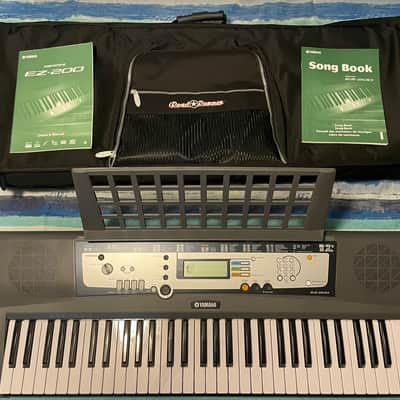 Yamaha EZ-200 EZ200 61 Full-Sized Touch Sensitive Lighted Keyboard