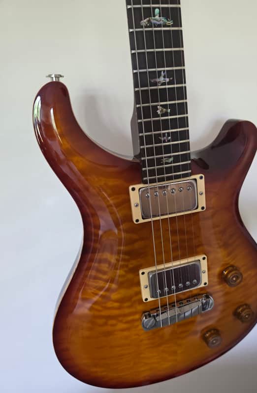 Paul Reed Smith PRS Custom 22 10 TOP Stoptail 1998 Vintage amber QUILT Cherry Sunburst Dragon II image 1