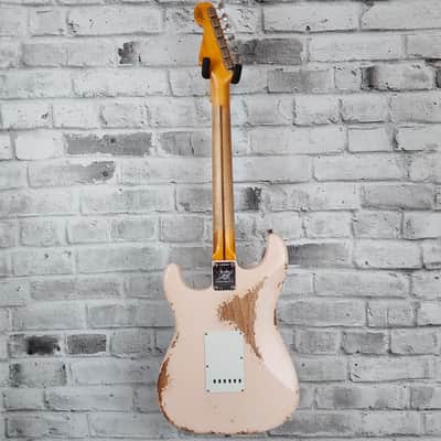 Fender Custom Shop Limited Edition '54 HS Stratocaster Heavy Relic, Super Super Faded Aged Shell Pink image 2
