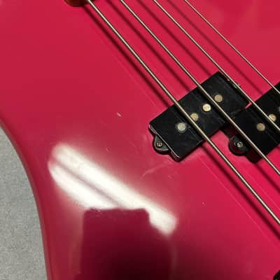1989 Fender Jazz Bass Special  Razz Berry MIJ image 14