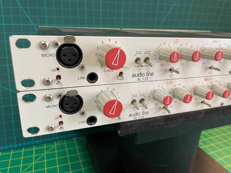 Arrel Audio AL-123 mic pre & EQ x2 image 1