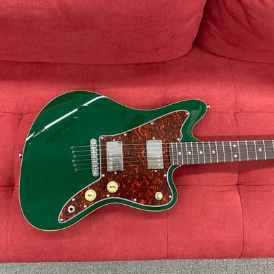 Jet Guitars JJ-350 Offset Electric Guitar - Green image 2