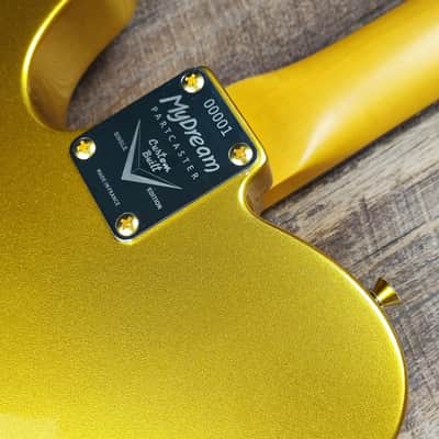 MyDream Partcaster Custom Built - Gold Telecaster Quarter Pound Quarter Sawn image 9