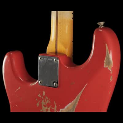 2020 Fender Custom Shop '57 Stratocaster Heavy Relic - Fiesta Red image 15