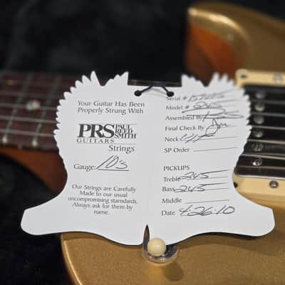 PRS SC 245 2010 - Gold Top - w/OHSC image 18