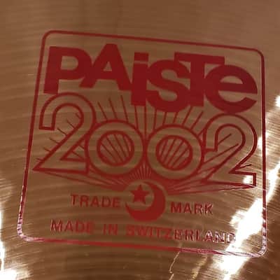 Paiste 2002 Series 20" Crash Cymbal *IN STOCK* image 2
