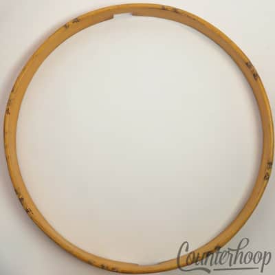 Oliver Ditson 14"3Ply Natural Maple Wood Hoop/Rim Snare Drum Resonant Vintage10s image 6