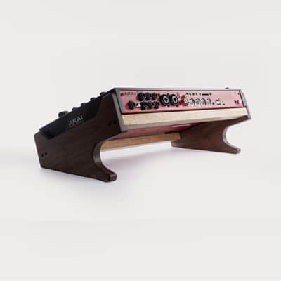 MPC Live 3 stand in solid walnut and limba | Handcrafted in Atlanta image 3