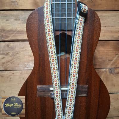 Levy's Ukulele red & yellow 1/2" strap jacquard MJ19UKE-001 image 1
