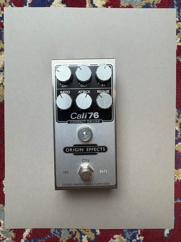 Origin Effects Cali76 Compact Deluxe Compressor 2010s - Silver image 1