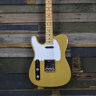 SX Vintage Series VET50 Tele Style Electric Guitar Butterscotch Blonde image 3