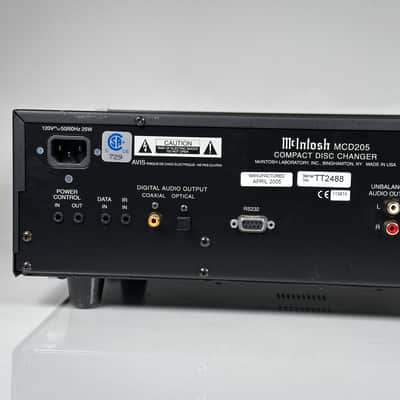 McIntosh MCD205 Compact Disc Changer CD Player 5-Disc image 12