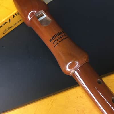 Hohner C-Descant Soprano Wooden Recorder Vintage  1960's German Educator Wood Soprano Flute image 2