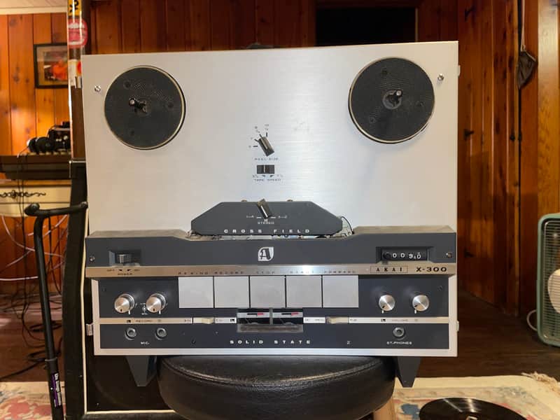 Akai X-300 1960s Silver | Reverb