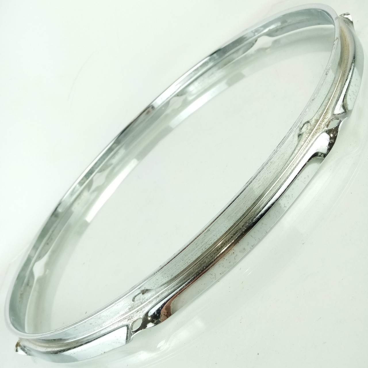 Ludwig 16"8Lug 60-70s 1.6mm Floor Tom Drum Batter Rim/Hoop Triple Flange Vintage — main photograph