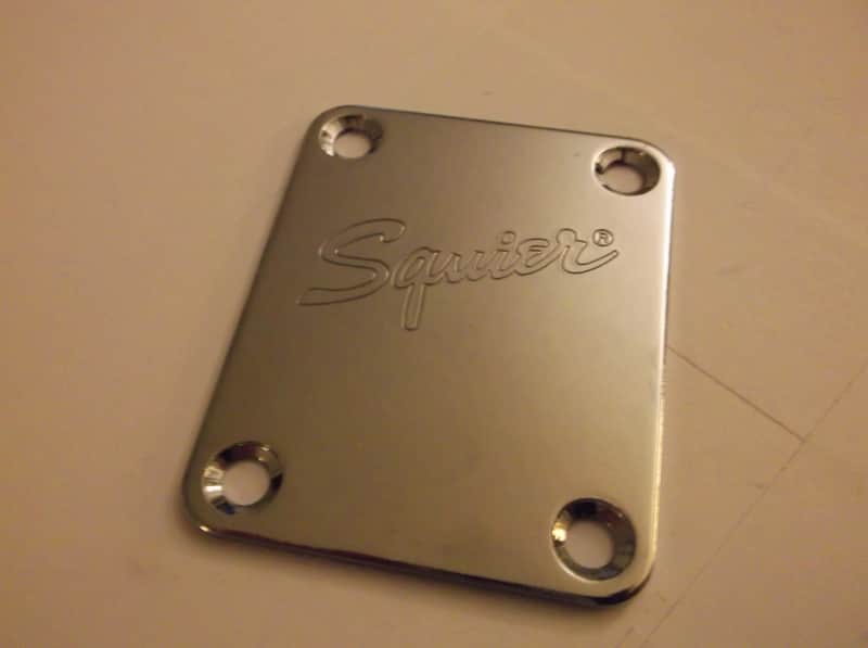 Fender Squier Neck Plate w/ Screws 51mm x 38mm holes ctc #NP6 image 1