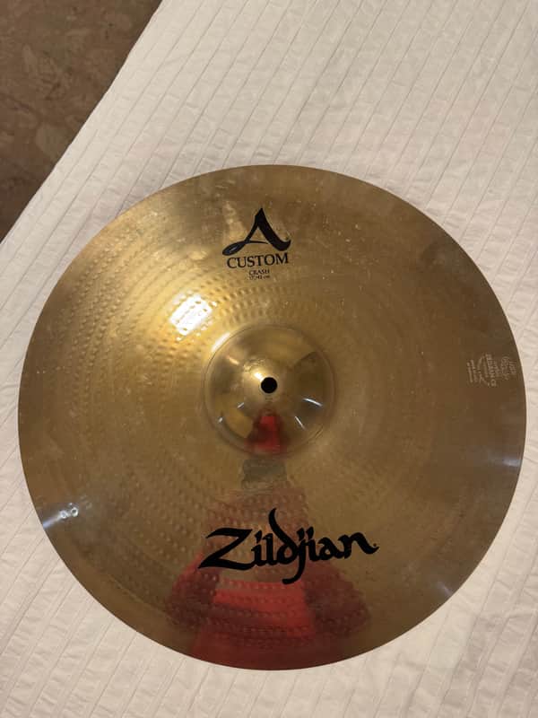 Zildjian 17" A Custom Crash Cymbal 1991 - Present - Brilliant image 1