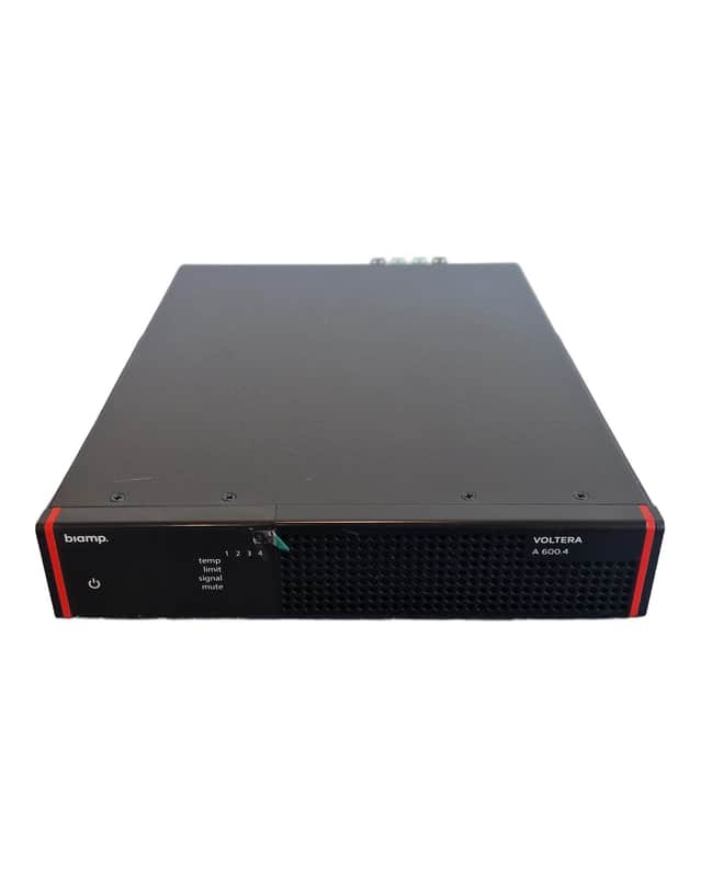 Biamp Voltera A 600.4 - Power Amplifier - Good w/ Original Box, Cables, Manuals image 1