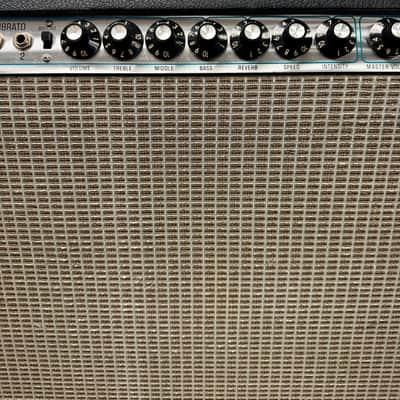 Fender 1975 Twin Reverb 2x12 Combo with Footswitch & Cover - Pre Owned *Pickup Only* image 4