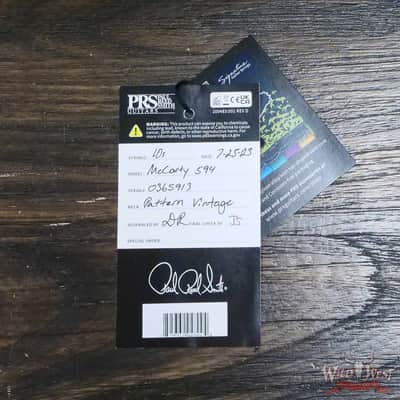 Paul Reed Smith PRS Core Series McCarty 594 Rosewood Fingerboard Orange Tiger image 12