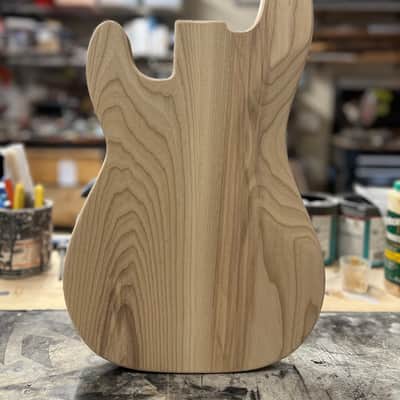 Madlad Instruments Ash "Cody Route" Precision Bass PBass Style Body (custom made with pride in north Texas) - Unfinished image 2