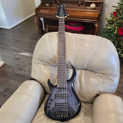 Sire Marcus Miller M7 LH lefty left Handed 6-String Electric Bass Guitar - Transparent Black image 2