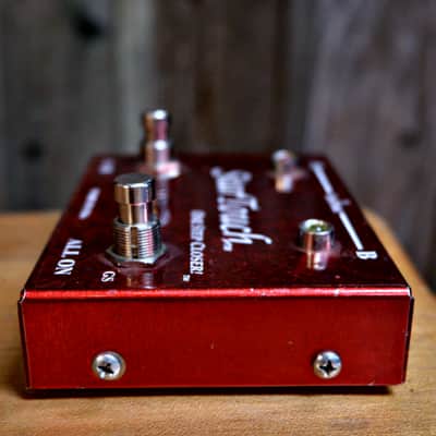 Star Touch One Step Closer AB/Y Signal Splitter - Candy Apple Red image 4