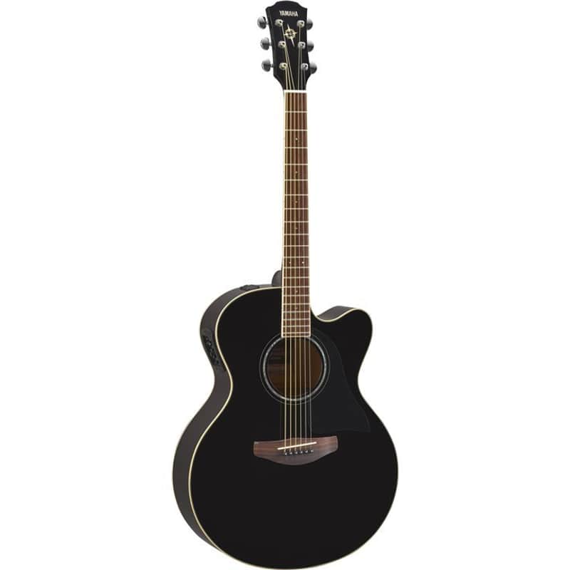 Yamaha CPX600 Acoustic-Electric Guitar - Black image 1