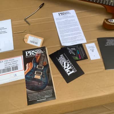 PRS Left hand lefty handed Wood Library burst top 10 lefthand 2020 image 10