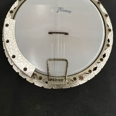 Framus TEXAN 5 STRING BANJO Vintage - BROWN/ SILVER image 2