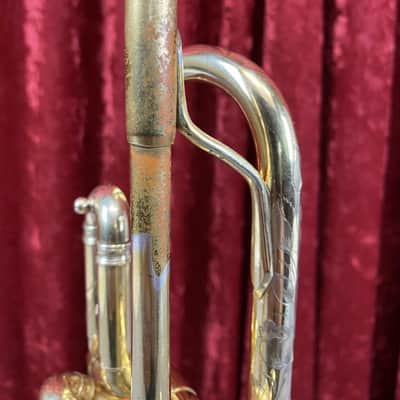 Frank Holton Gustav Heim Custom Trumpet w/Floral Bell (1927) image 5