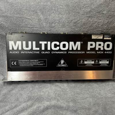 Behringer Multicom Pro MDX4400 4-Channel Audio Interactive Dynamics Processor 2000s - Black / Silver image 1