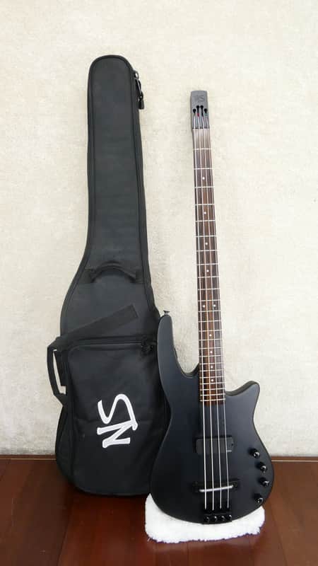 Ned Steinberger NS Radius Wave 4 2010 - Matte Black #W160039 w/GB image 1
