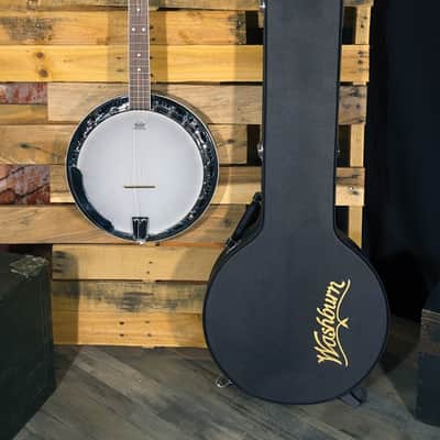 Washburn Americana Series B11K-A 5 String Banjo Natural image 11