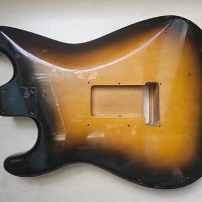 1982 Squier/Fender JV Stratocaster '57 Reissue Sunburst Body /Japanese Vintage RI Fujigen Relic/ image 3