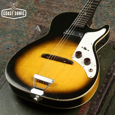 Vintage 1963 Airline 7206 USA Made by Harmony (H-45 Strato Tone) image 7